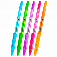 Ручка шариковая с грипом BRAUBERG "ULTRA GT NEON", СИНЯЯ, корпус ассорти, линия 0,35 мм, 144054 - 2