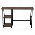 Стол на металлокаркасе BRABIX "LOFT CD-006", 1200х500х730 мм, 2 полки, цвет морёный дуб, 641224 - 3