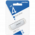 Флеш-диск 4 GB SMARTBUY Scout, USB 2.0, белый, SB004GB2SCW - 4
