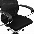 Кресло BRABIX PREMIUM "Ultimate EX-800" хром, плотная двойная сетка Х2, черное, 532911 - 10