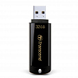 Флеш-диск 32 GB, TRANSCEND Jet Flash 350, USB 2.0, черный, TS32GJF350 - 3