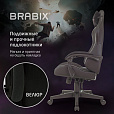 Кресло компьютерное BRABIX "Striker GM-121", синхромеханизм, 2 подушки, экокожа/велюр, черное, 532962 - 22