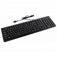Клавиатура проводная A4TECH KK-3, USB, 104 кнопки, черная, 1530244 - 1