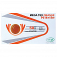 Перчатки нитриловые сверхпроч с текстурой SFM MEGA TEX ORANGE Германия 25 пар р.XL, Ч, 4036534915202 - 6