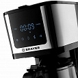 Кофеварка капельная BRAYER BR1125, 900 Вт, объем 1,25 л, LED-дисплей, термокружка в ПОДАРОК, черная - 6