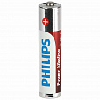Батарейки алкалиновые "мизинчиковые" КОМПЛЕКТ 4 шт., PHILIPS Power Alkaline, ААА (LR03,15А), блистер, Б0062736 - 4