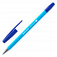 Ручка шариковая BRAUBERG "M-500 NEON", СИНЯЯ, корпус ассорти, узел 0,7 мм, линия письма 0,35 мм, 143452 - 2