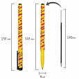 Ручка шариковая BRAUBERG SOFT TOUCH GRIP "LINES", СИНЯЯ, мягкое покрытие, узел 0,7 мм, 143724 - 6