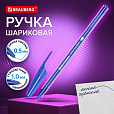 Ручка шариковая BRAUBERG X-30 CLASSIC, СИНЯЯ, пишущий узел 1 мм, линия письма 0,5 мм, 144331 - 3