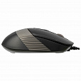 Мышь проводная A4TECH Fstyler FM10, USB, 3 кнопки + 1 колесо-кнопка, оптическая, черная, 1147673 - 5