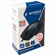 Мышь проводная GEMBIRD MUSOPTI9-905U, USB, 2 кнопки + 1 колесо-кнопка, оптическая, черная - 4