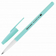 Ручка шариковая BRAUBERG "Офисная" PASTEL COLOR, СИНЯЯ, корпус ассорти, пишущий узел 1 мм, линия письма 0,5 мм, 144199 - 2