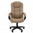 Кресло офисное Chairman CH 600 LT, экокожа, бежевое, 7158660 - 3