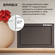Сейф мебельный BRABIX "SF-170KL", 170х260х230 мм, ключевой замок, черный, 291142, S103BR210514 - 9
