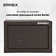 Сейф мебельный BRABIX "SF-170KL", 170х260х230 мм, ключевой замок, черный, 291142, S103BR210514 - 8