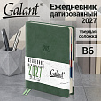 Ежедневник датированный 2027 B6 125х173мм GALANT Vivid, под кожу, зеленый, 117860 - 15