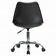Кресло стул BRABIX "Eames MG-310 CH", хром, пластик черный, экокожа черная, 532925 - 4