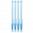 Ручки шариковые BIC "Round Stic", НАБОР 4 шт., СИНИЕ, узел 1 мм, линия письма 0,32 мм, пакет, 944176 - 2