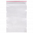 Пакеты "зиплок" zip lock ПРОЧНЫЕ, комплект 100 шт., 60х80 мм, ПВД, 45 мкм., BRAUBERG, 703077 - 1