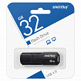 Флеш-диск 32GB SMARTBUY Clue USB 2.0, черный, SB32GBCLU-K - 2