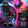 Кресло компьютерное BRABIX "Hunter GM-130", две подушки, экокожа, черное, 532798 - 18
