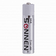 Батарейки КОМПЛЕКТ 10 шт, SONNEN Alkaline, AAA (LR03, 24А), алкалиновые, мизинчиковые, в коробке, 451089 - 4