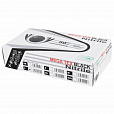 Перчатки нитриловые сверхпрочные с текстурой SFM MEGA TEX BLACK 25 пар (50 штук), размер L (большой) - 8
