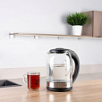 Чайник SCARLETT SC-EK27G10, 1,7 л, 1800 Вт, закрытый нагревательный элемент, стекло, черный - 6