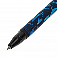 Ручка шариковая BRAUBERG SOFT TOUCH STICK "WHALE", СИНЯЯ, мягкое покрытие, узел 0,7 мм, 143709 - 3
