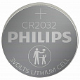 Батарейки литиевые PHILIPS Lithium CR2032 "таблетки, дисковые, кнопочные" КОМПЛЕКТ 2 шт., блистер, Б0062716 - 7