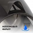 Чайник SONNEN KT-1776, 1,7 л, 2200 Вт, закрытый нагревательный элемент, пластик, черный/горчичный, 453418 - 12