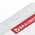 Бейдж-карман вертикальный (90х60 мм), без держателя, BRAUBERG, 235694 - 2