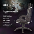 Кресло компьютерное BRABIX "Striker GM-121", синхромеханизм, 2 подушки, экокожа/велюр, черное, 532962 - 19