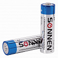 Батарейки КОМПЛЕКТ 10 шт., SONNEN Super Alkaline, АА (LR6,15А), алкалиновые, пальчиковые, в коробке, 454231 - 2