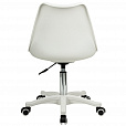 Кресло стул BRABIX "Eames MG-310 PL", пластик белый, экокожа белая, 532926 - 4