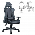 Кресло компьютерное BRABIX "GT Carbon GM-115", две подушки, экокожа, черное, 531932 - 2