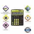 Калькулятор настольный BRAUBERG EXTRA COLOR-12-BKLG (206x155 мм), 12 разрядов, двойное питание, ЧЕРНО-САЛАТОВЫЙ, 250477 - 13