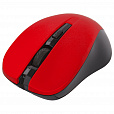 Мышь беспроводная с бесшумным кликом SONNEN V18, USB, 800/1200/1600 dpi, 4 кнопки, красная, 513516 - 3