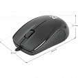Мышь проводная DEFENDER Optimum MB-160, USB, 2 кнопки + 1 колесо-кнопка, оптическая, черная, 52160 - 2