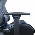 Кресло компьютерное BRABIX "GT Carbon GM-120", две подушки, экокожа, черное/синее, 531930 - 13