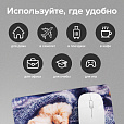 Коврик для мыши SONNEN "KITTEN", резина + ткань, 220х180х3 мм, 513313 - 10