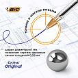 Ручки шариковые BIC "Cristal Original", НАБОР 4 шт., СИНИЕ, узел 1 мм, линия 0,32 мм, пакет, 8308601 - 11