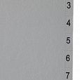Разделитель пластиковый BRAUBERG, А4, 12 листов, цифровой 1-12, оглавление, серый, РОССИЯ, 225596 - 5