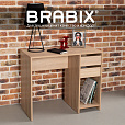 Стол письменный/компьютерный BRABIX "Scandi CD-017", 900х450х750 мм, 2 ящика, дуб сонома, 641895, ЦБ013706-2 - 26