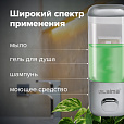 Дозатор для жидкого мыла LAIMA, НАЛИВНОЙ, 0,5 л, хром, ABS-пластик, 601793 - 11