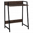 Стол на металлокаркасе BRABIX "LOFT CD-003", 640х420х840 мм, цвет морёный дуб, 641215 - 2