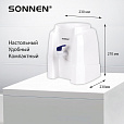 Кулер-водораздатчик БЕЗ НАГРЕВА И ОХЛАЖДЕНИЯ, SONNEN TS-01W, настольный, 1 кран, белый, 456175 - 12