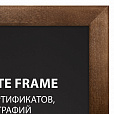 Рамка 21х30 см, дерево, багет 14 мм, BRAUBERG "Elegant", грецкий орех, акриловый экран, 391297 - 2