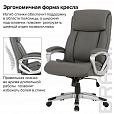 Кресло офисное BRABIX PREMIUM "Level EX-527", пружинный блок, рециклированная кожа, серое, 531937 - 16