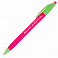 Ручка шариковая масляная автоматическая BRAUBERG "Delta Mix", СИНЯЯ, корпус soft-touch ассорти, узел 0,7 мм, линия письма 0,35 мм, 143340 - 2